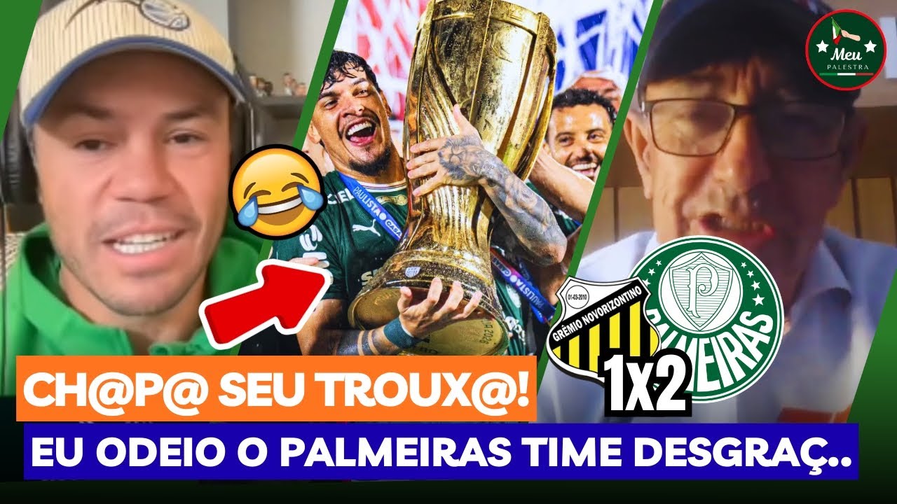 🤣 CHORO LIBERADO! Veio Fanático Tricolor não aguenta título do Palmeiras! Kleber Gladiador deu papo!