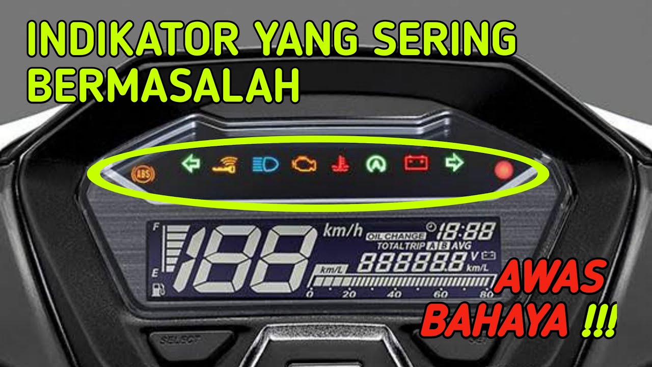 Indikator panel meter honda vario 160