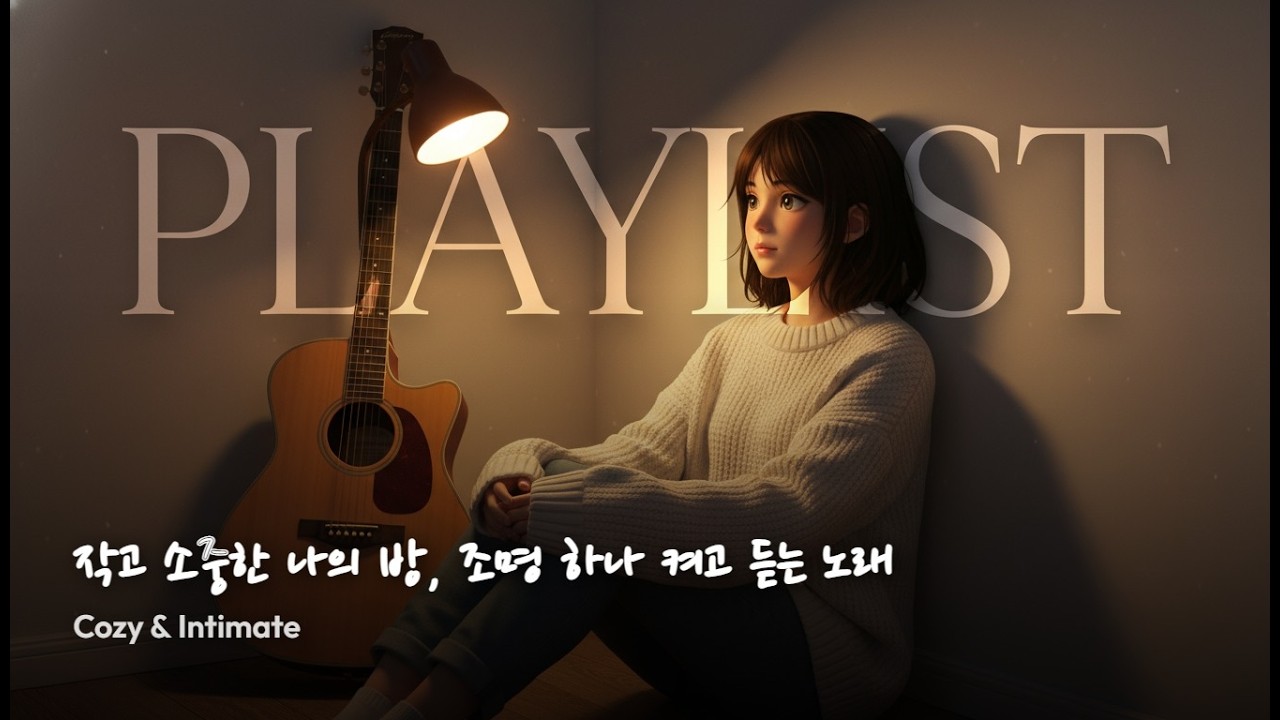 playlist ✨ 작고 소중한 나의 방 조명 하나 켜고 듣는 노래  Cozy & Intimate