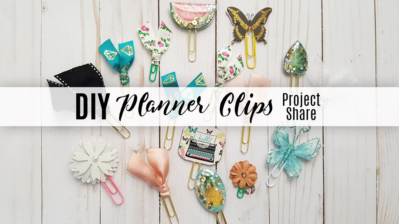 Project Share: DIY Traveler's Notebook and Planner Paperclips or Planner Clips