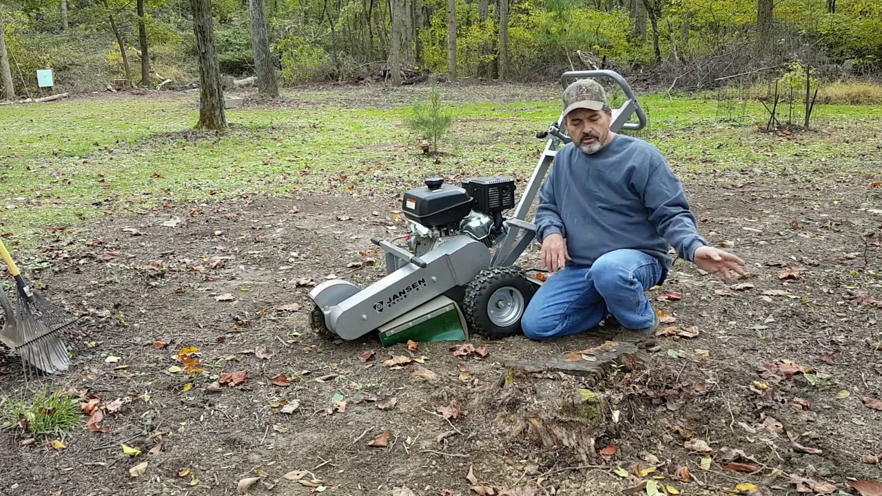 jansen portable stump grinder 14hp works good