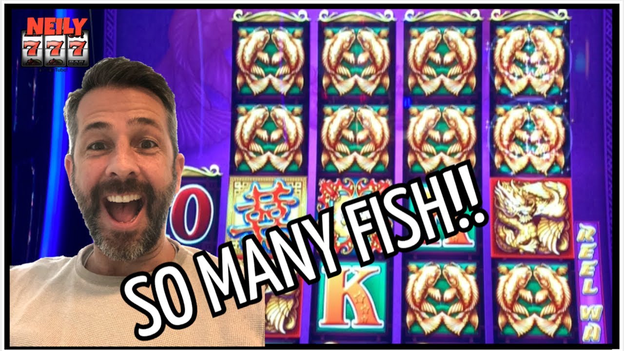 🐟 SO MANY FISH ON DOUBLE BLESSINGS SLOT MACHINE!! HUGE WIN! 🐟