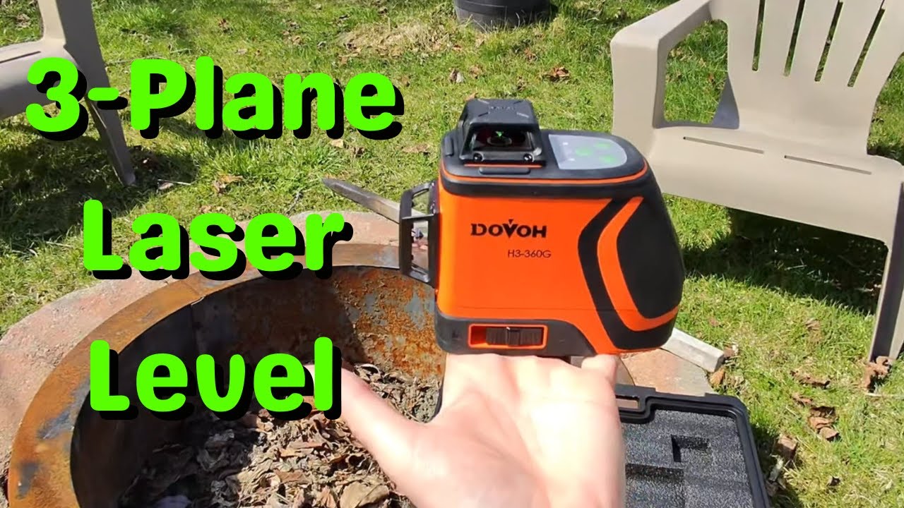 DOVOH Outdoor 3 Plane Laser Level Kit