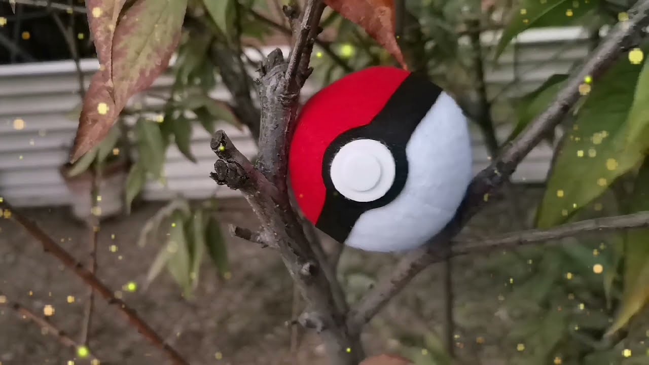 Pokeball DIY como hacer una pokeball de peluche ( fieltro)