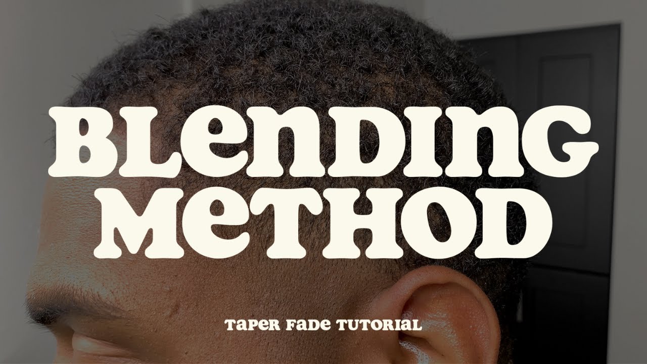 self cut blending method for taper fades