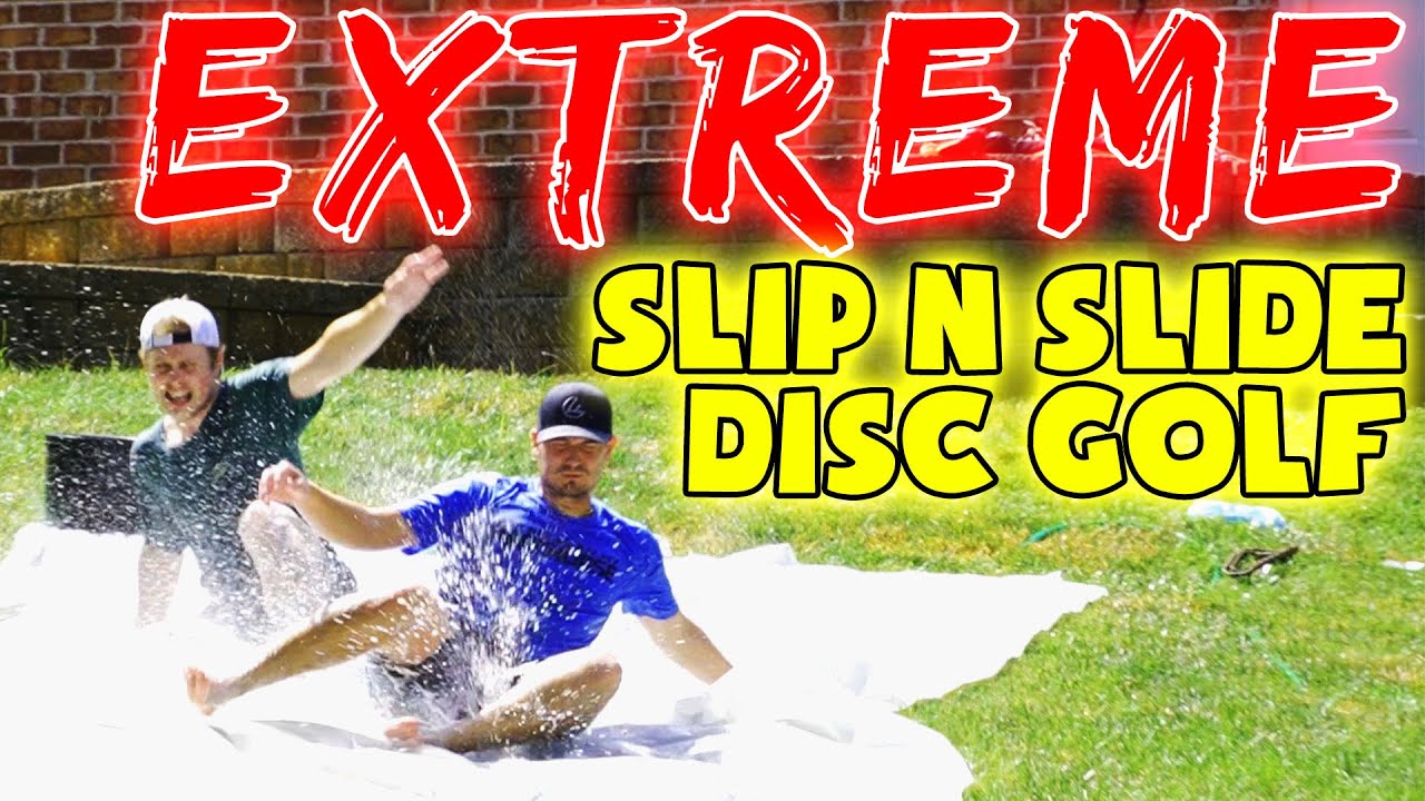 Extreme Slip N Slide Disc Golf