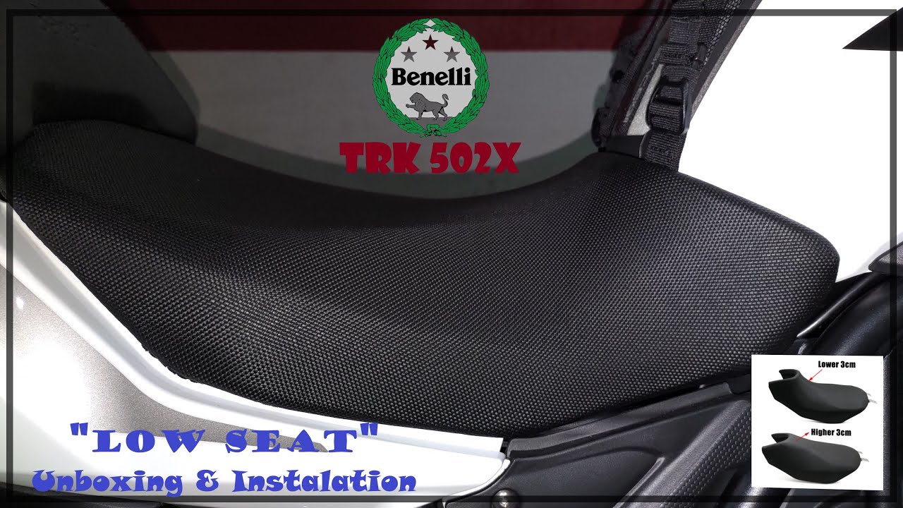 TRK 502X Low seat - unboxing & instalation
