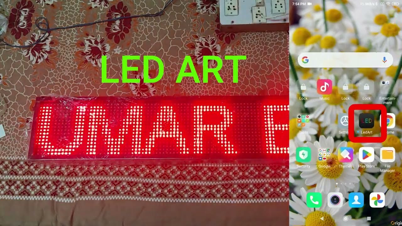 Wifi P10 Name Plate | Wifi LED नाम बोर्ड पर लिखना सीखे