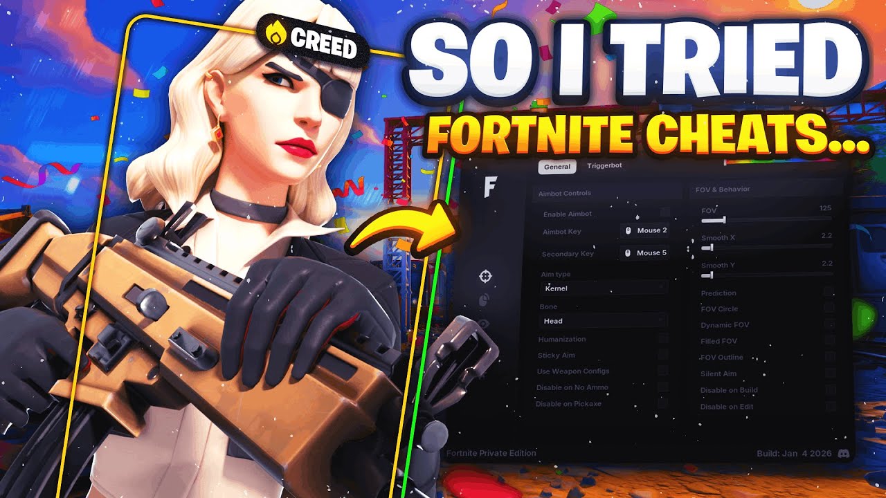 I Tried Fortnite Cheats For The First Time… (They Worked)