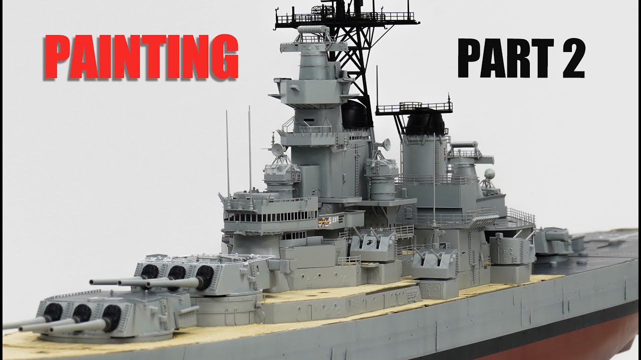 Making 1/350 BB-63 Missouri cica1991 - part2