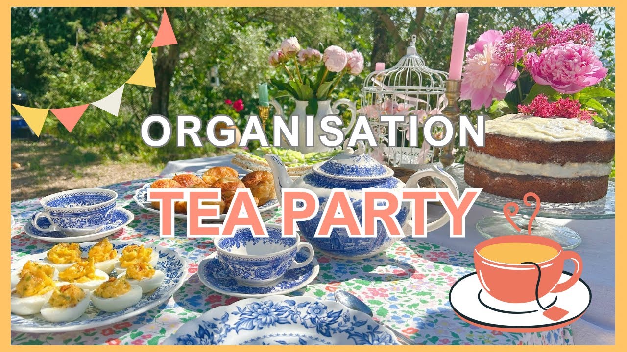 Je prépare une Tea Party 🫖🌸