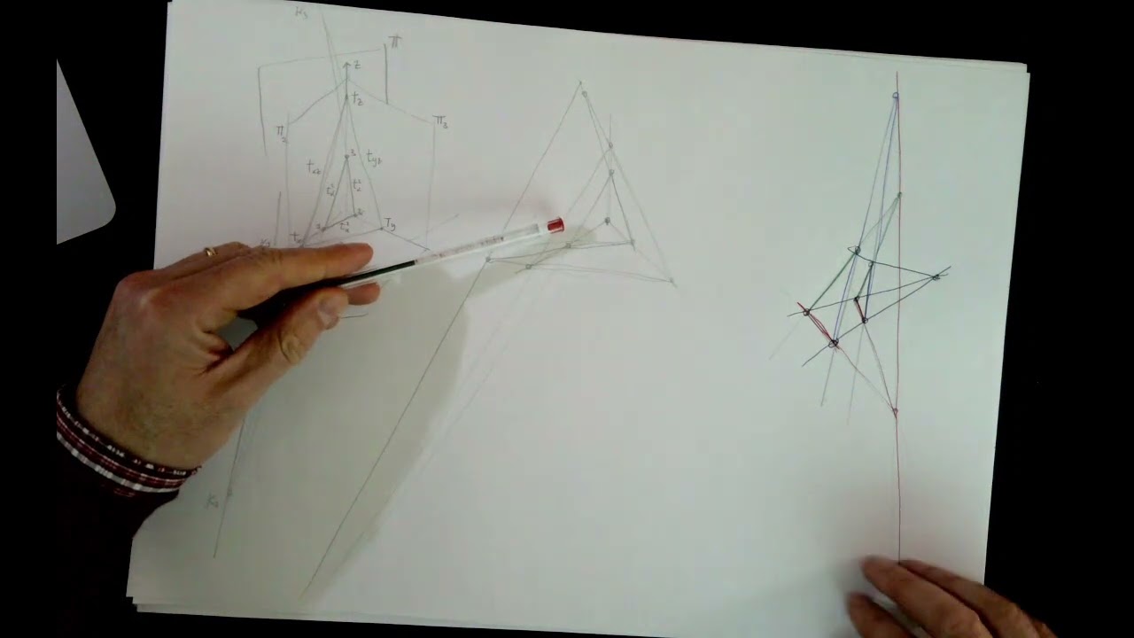 Geometria Descrittiva. Assonometria Ortogonale: il ribaltamento del piano generico e altro. ISIA FI
