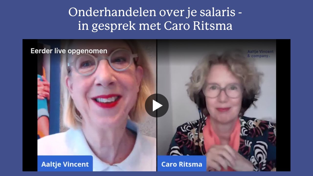 Salarisonderhandelingen in het solliciteren, dé tips van Caro Ritsma!