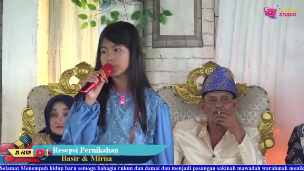 Suara emas penyanyi cilik bikin mering wedding Basir & Mirna