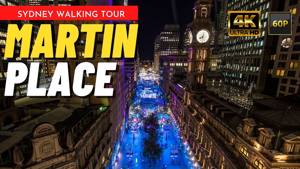 Martin Place | Sydney Walking Tour | 🇦🇺  Australia Tour【4K】