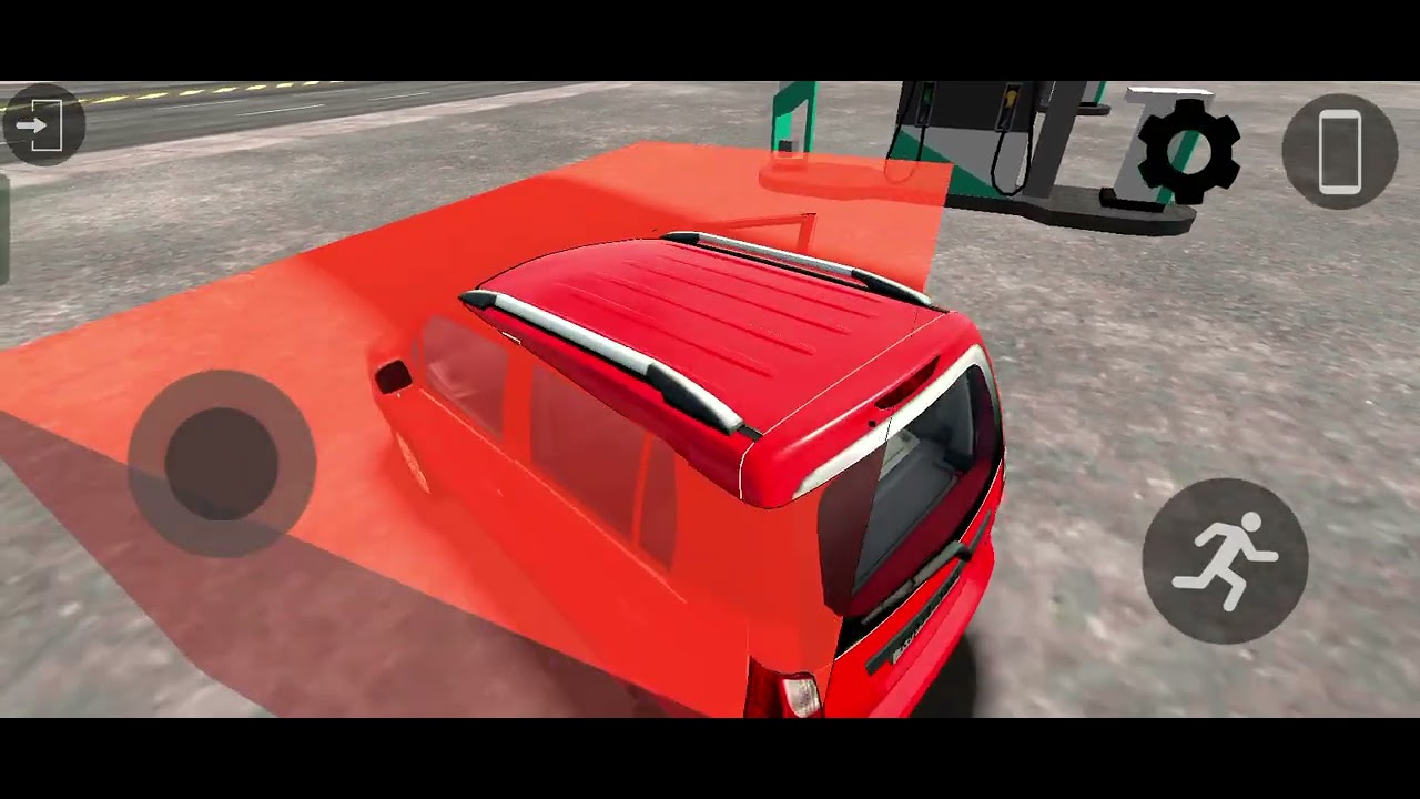 Red new Maruti Red new Maruti Wagon r driving game race 😎👍👍
