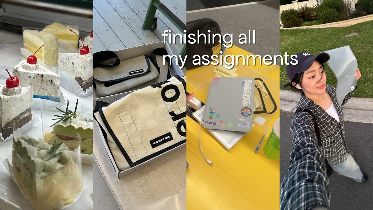 s5 vlog🏆 finishing all my assignments! retail therapy and going to fitzroy!