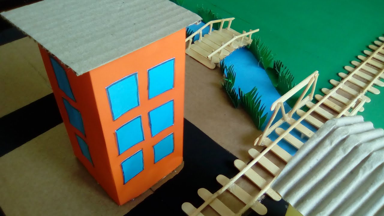 Vídeo 6 | Como fazer prédio da MAQUETE da cidade diy | modelo de cidade em miniatura com recicláveis