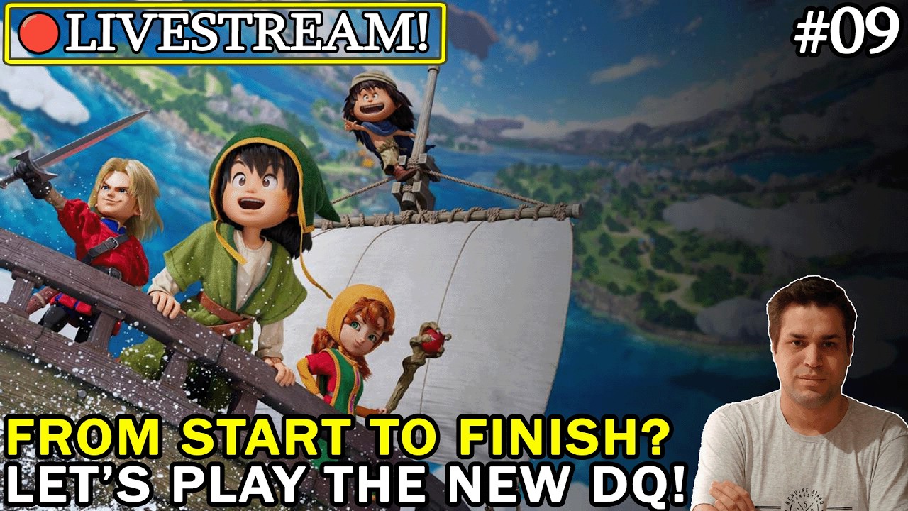 Let's Play Dragon Quest VII Reimagined #09 [Livestream] Please Support the Channel!