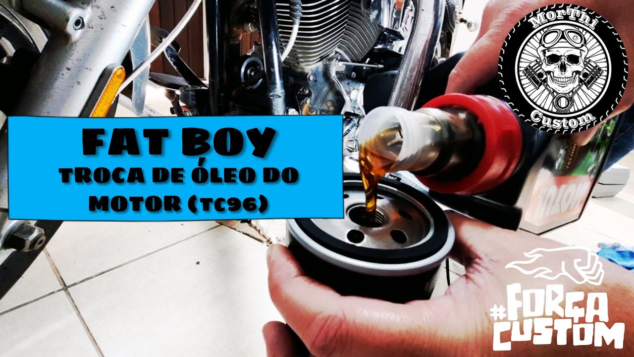 Fat Boy: Troca de óleo do motor (TC 96)