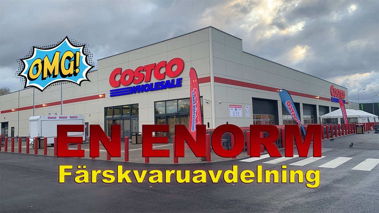 Enorm färskvaruavdelning på Costco