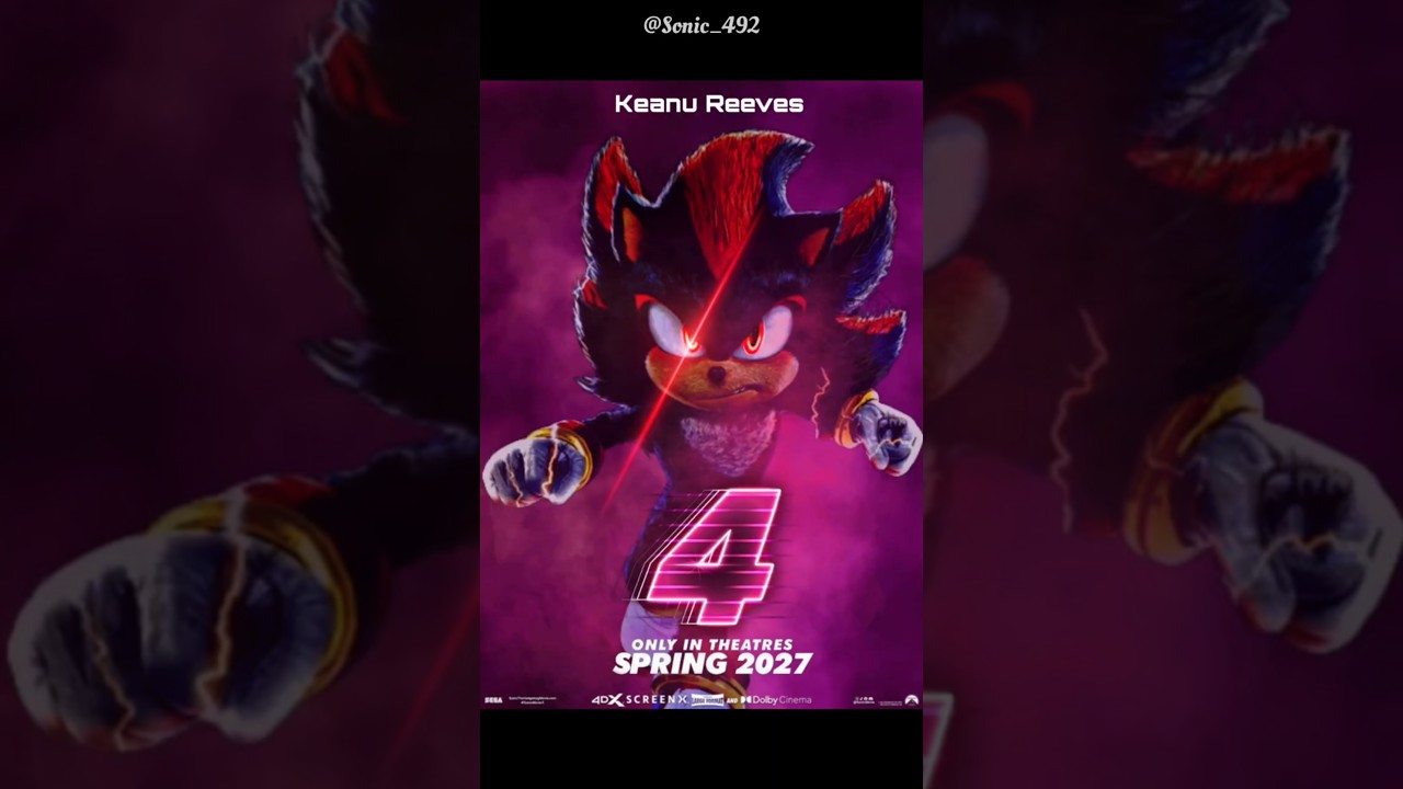 Sonic movie 4 Characters posters (Fan poster) #3