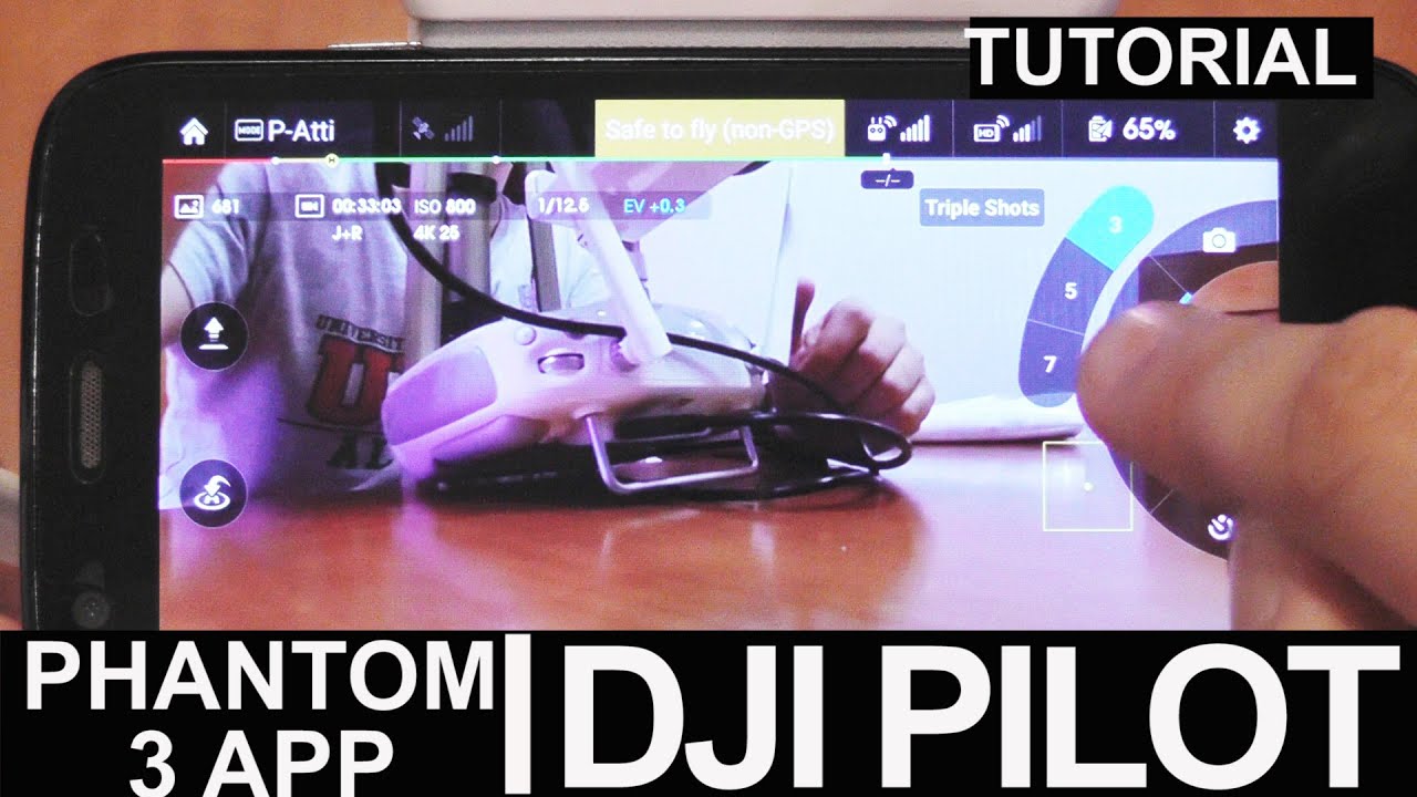 DJI PILOT APP  PHANTOM 3 TUTORIAL EN ESPAÑOL