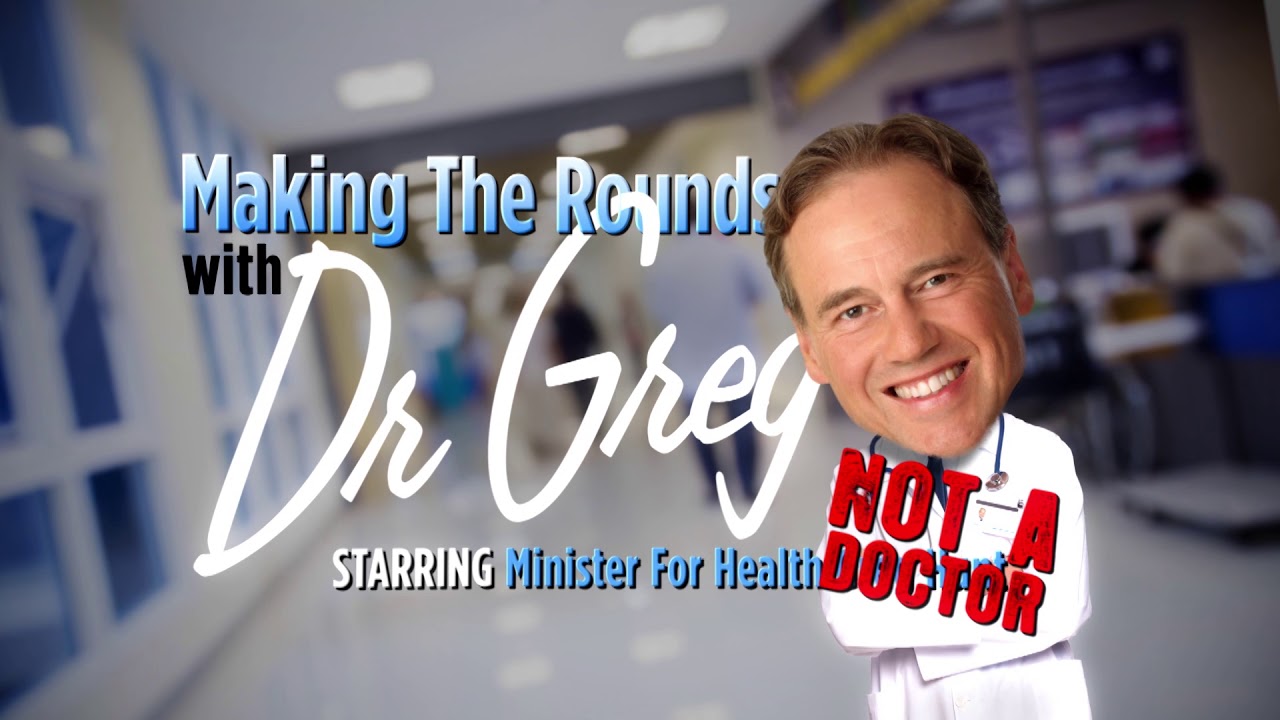 Making the rounds: Greg Hunt