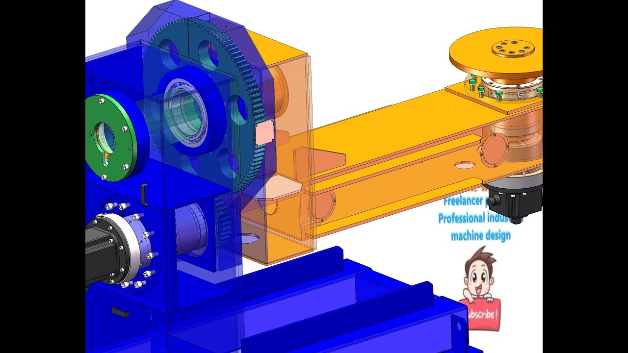 industrial 3D model L type welding positioner : machine-world.net P865