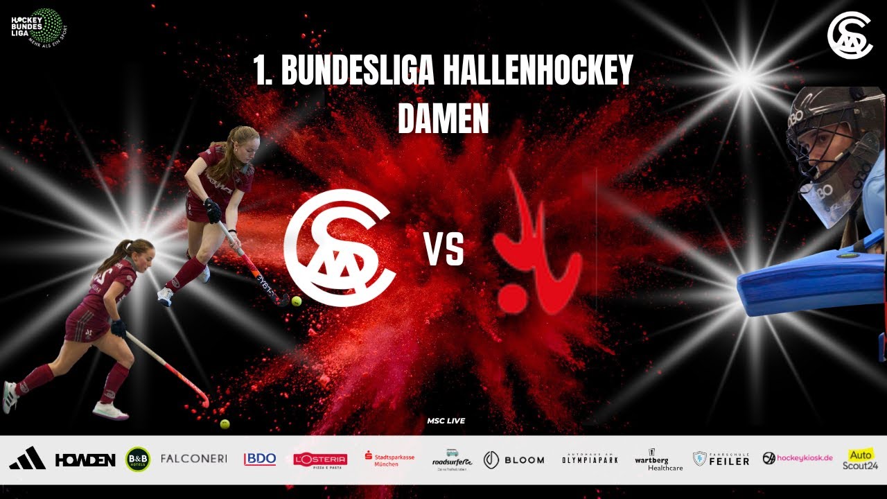 MSC Live: MSC vs TSVM - 1. Bundesliga Hallenhockey Damen - 07.12.2025 12:00 Uhr