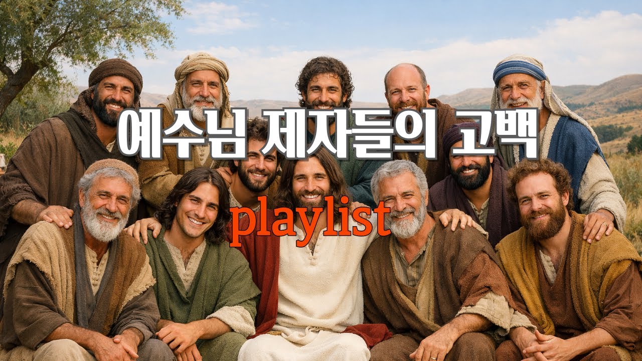 playlist🎵 [제자의 고백 시리즈 - No.1] 주님의 발자취를 따라갔던 11제자, 그들의 인간적인 고뇌와 뜨거운 신앙 고백을 담았습니다.