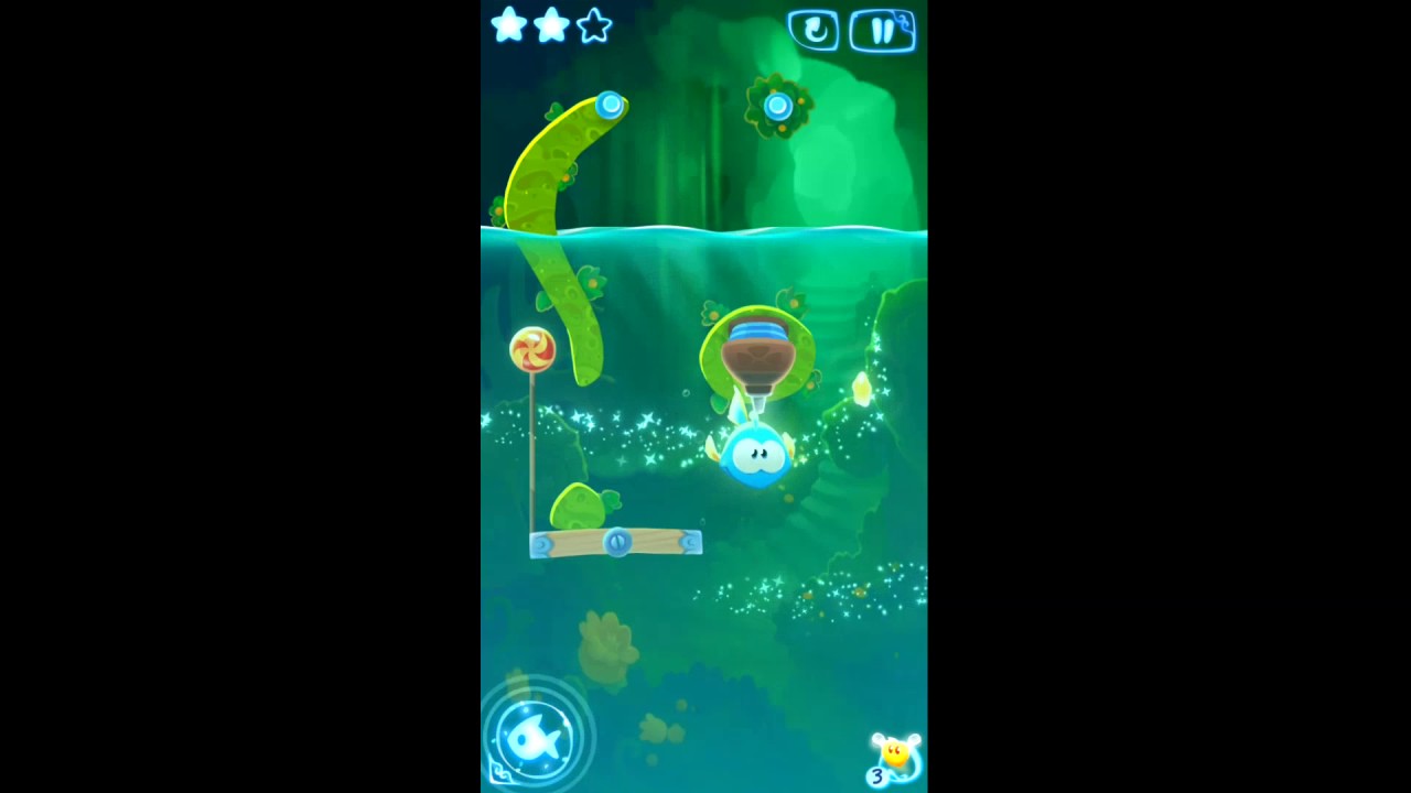 Cut the Rope: Magic. Level 4-5. Mystery Cave.