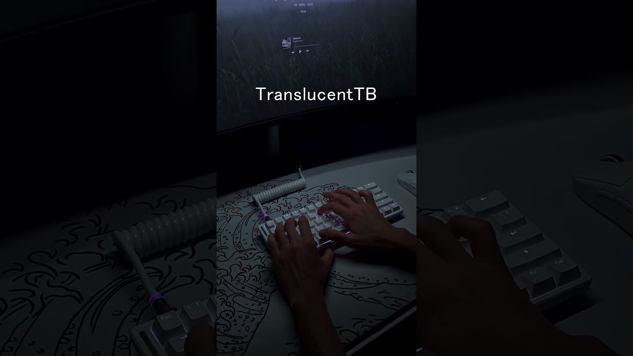 How to make your taskbar transparent