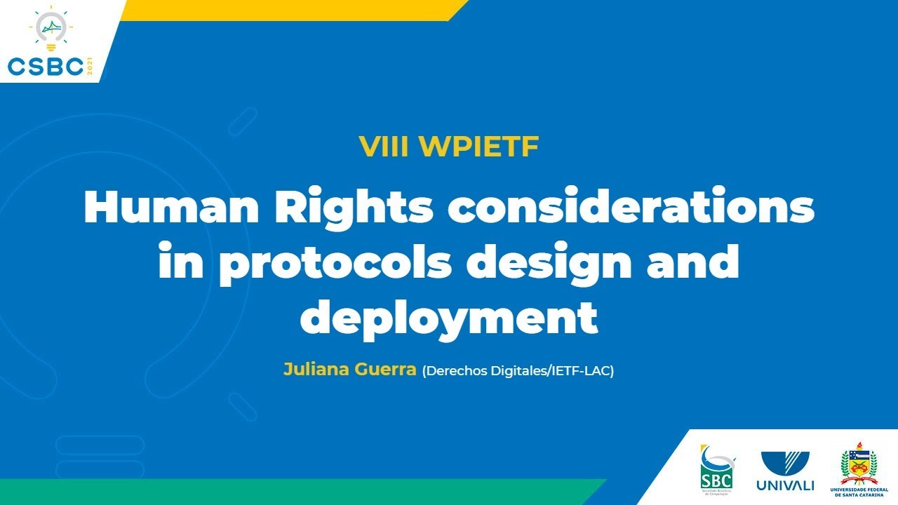 WPIETF: Human Rights considerations in protocols design and deployment