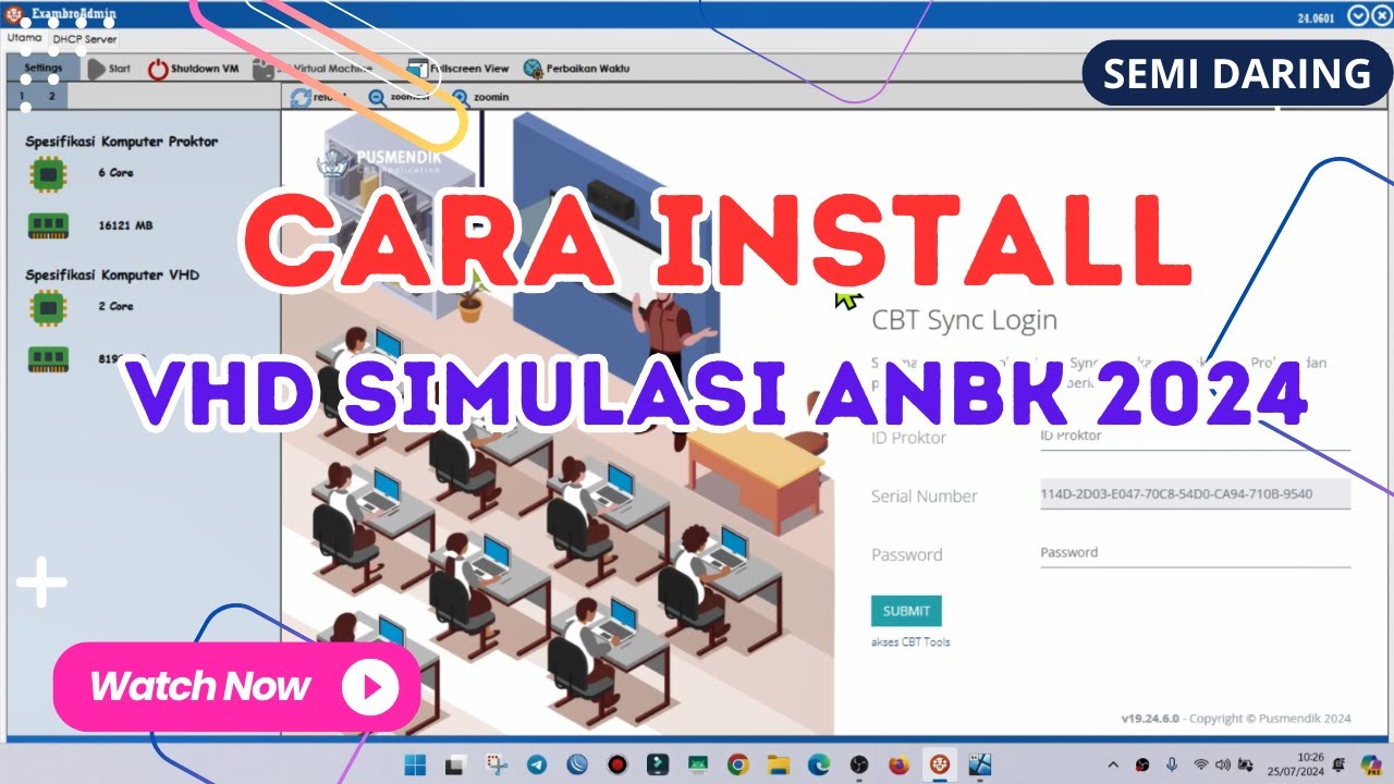 Cara Install VHD Simulasi ANBK 2024 | Full Tutorial