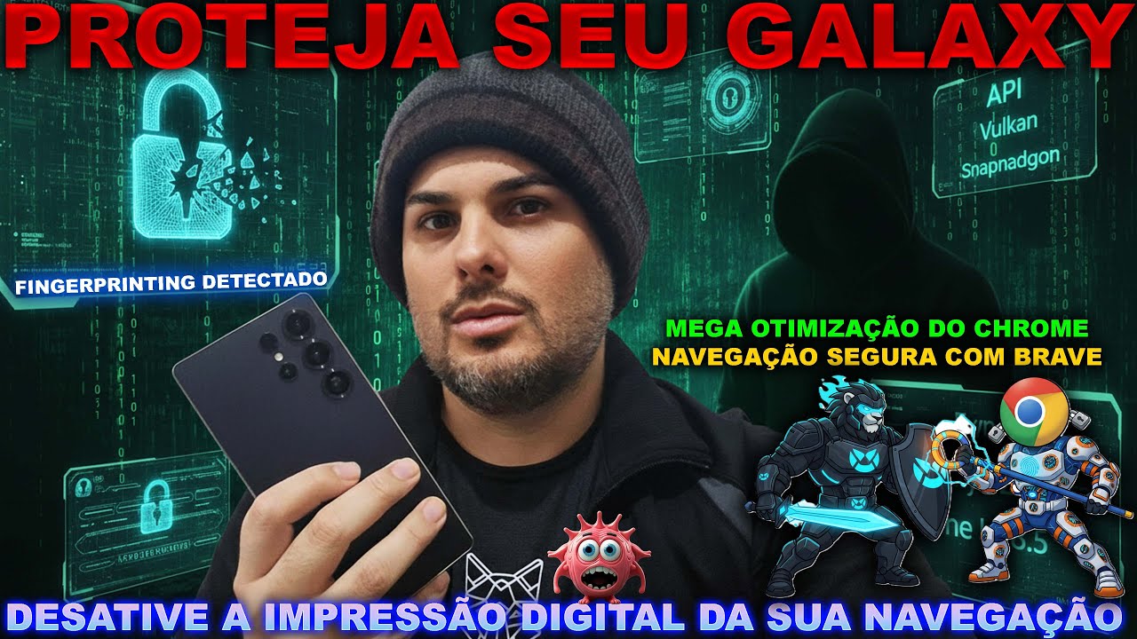 🛑⬇️MEGA COMBO DE OTIMIZAÇÃO🔋📊 (Bateria e Cyber Segurança) DESATIVANDO RASTREADORES #oneui8 #samsung