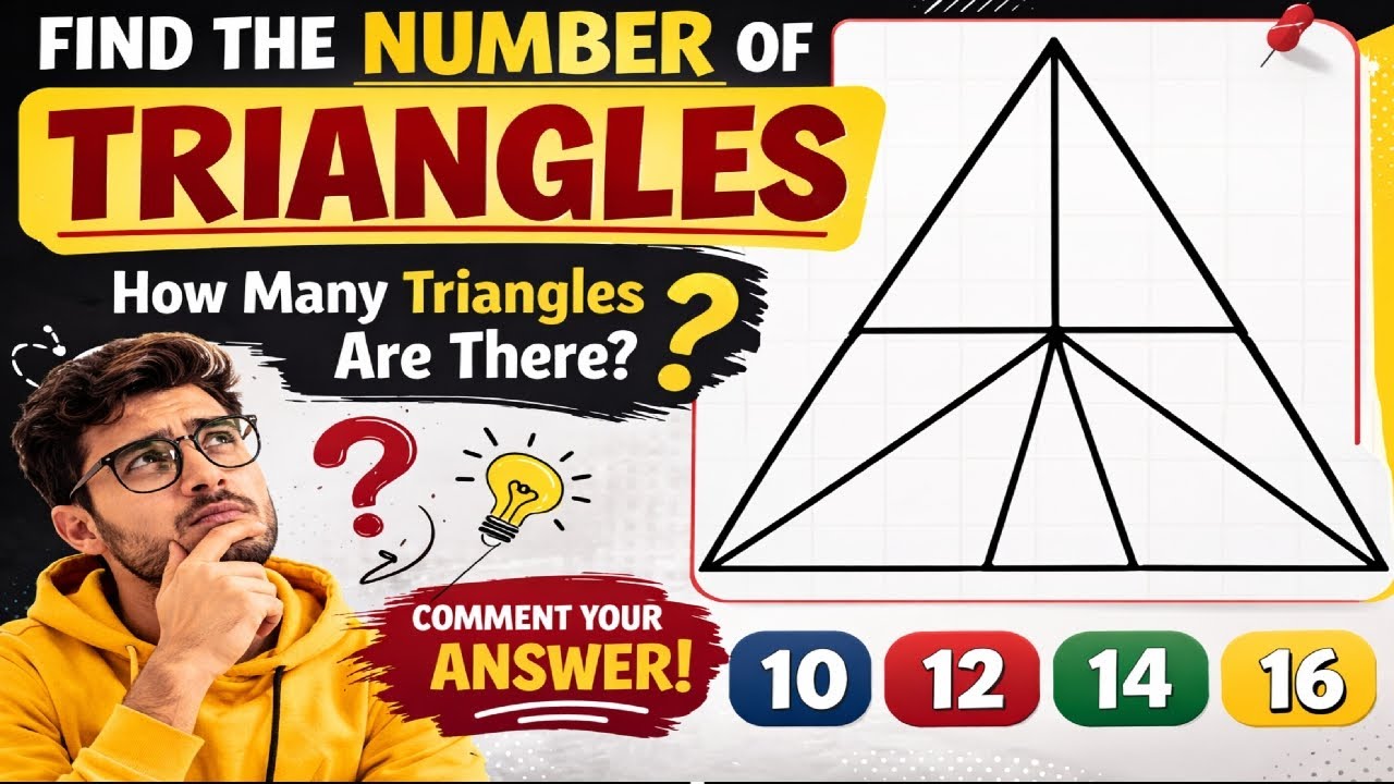 How many numbers of triangle in the image