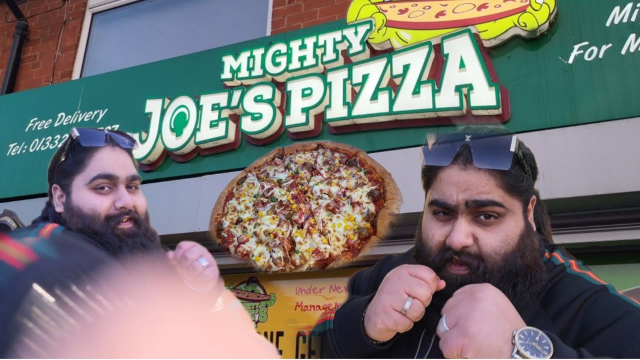 THIS MIGHTY MEATY PIZZA THOUGHT IT COULD DEFEAT ME?!? HALAL FOOD REVIEW | THE FOOD GOVERNOR | DERBY