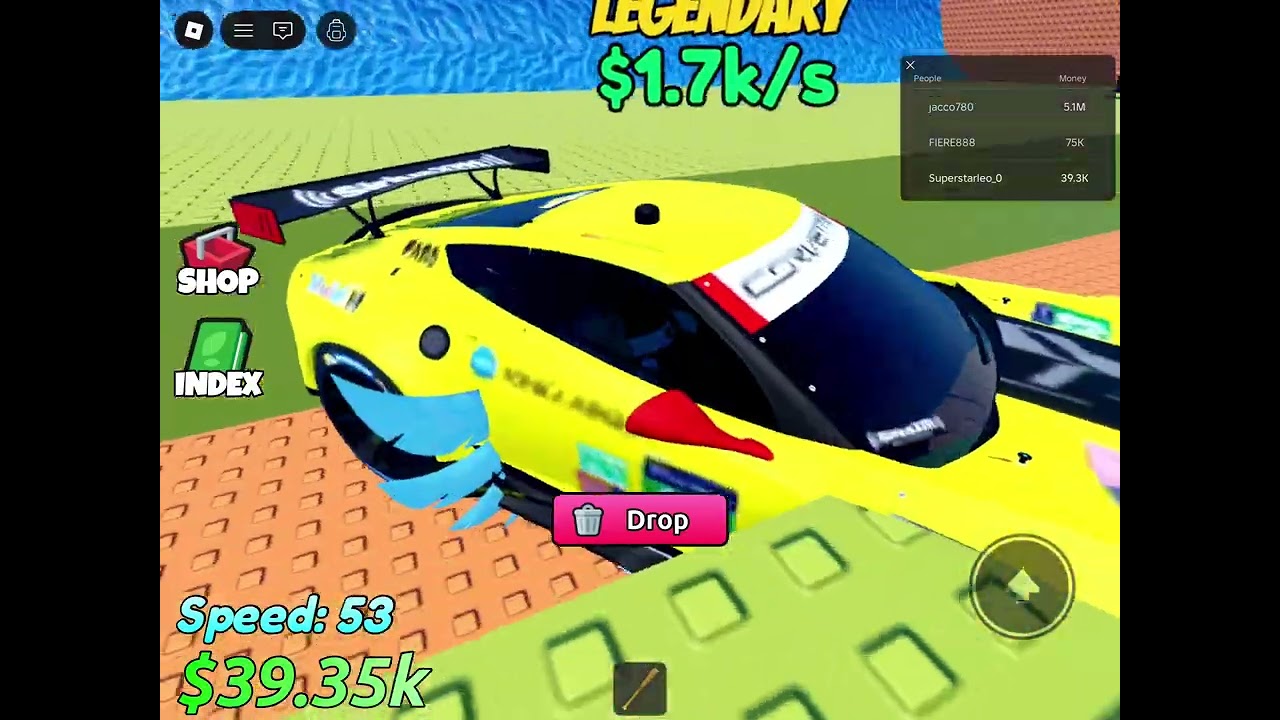 Escape tsunamis for cars - Roblox