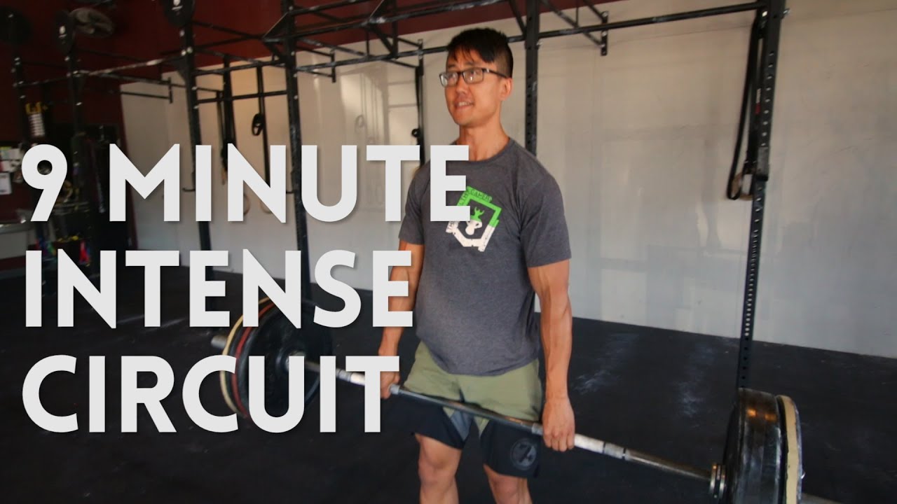 9 Minute Deadlift Circuit Workout - Cardio and Muscle Building