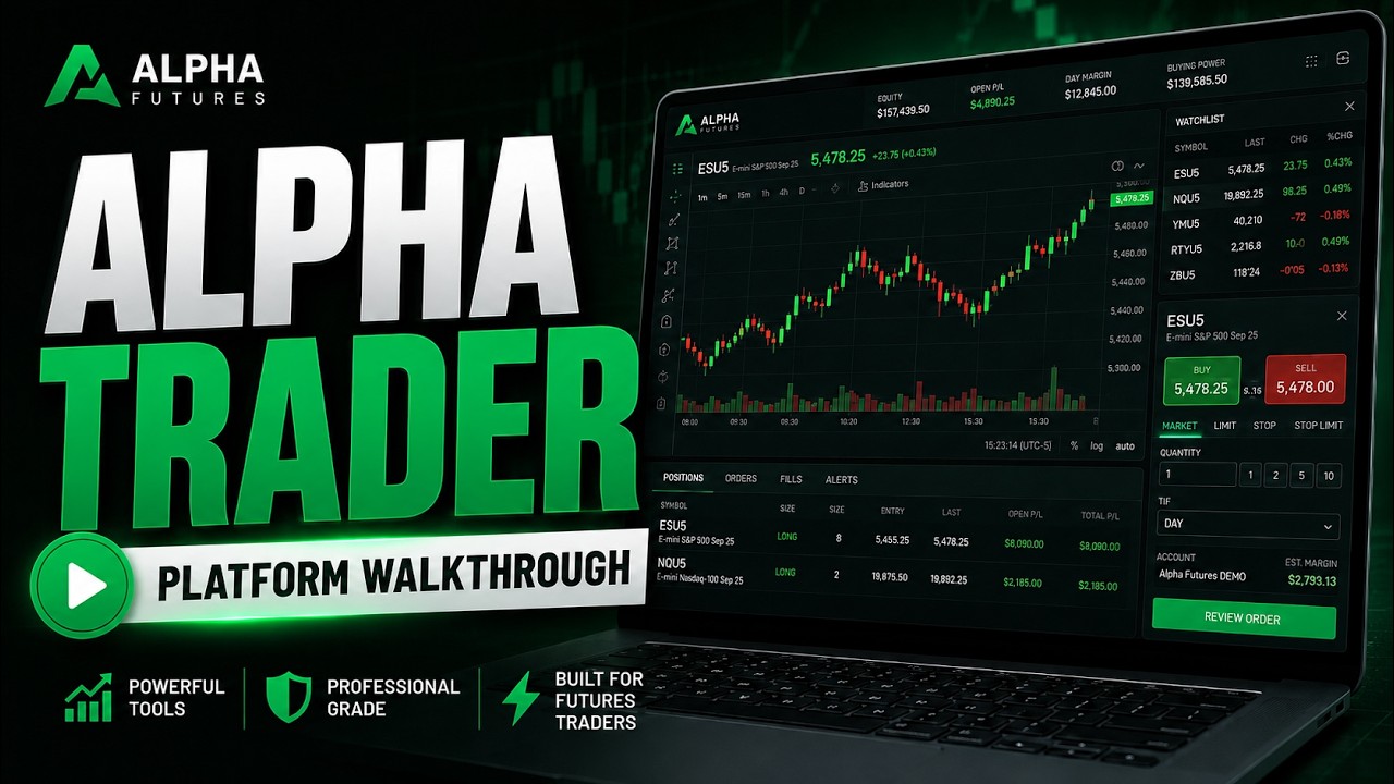 Alpha Trader Platform Tutorial | Full Walkthrough for Alpha Futures Traders