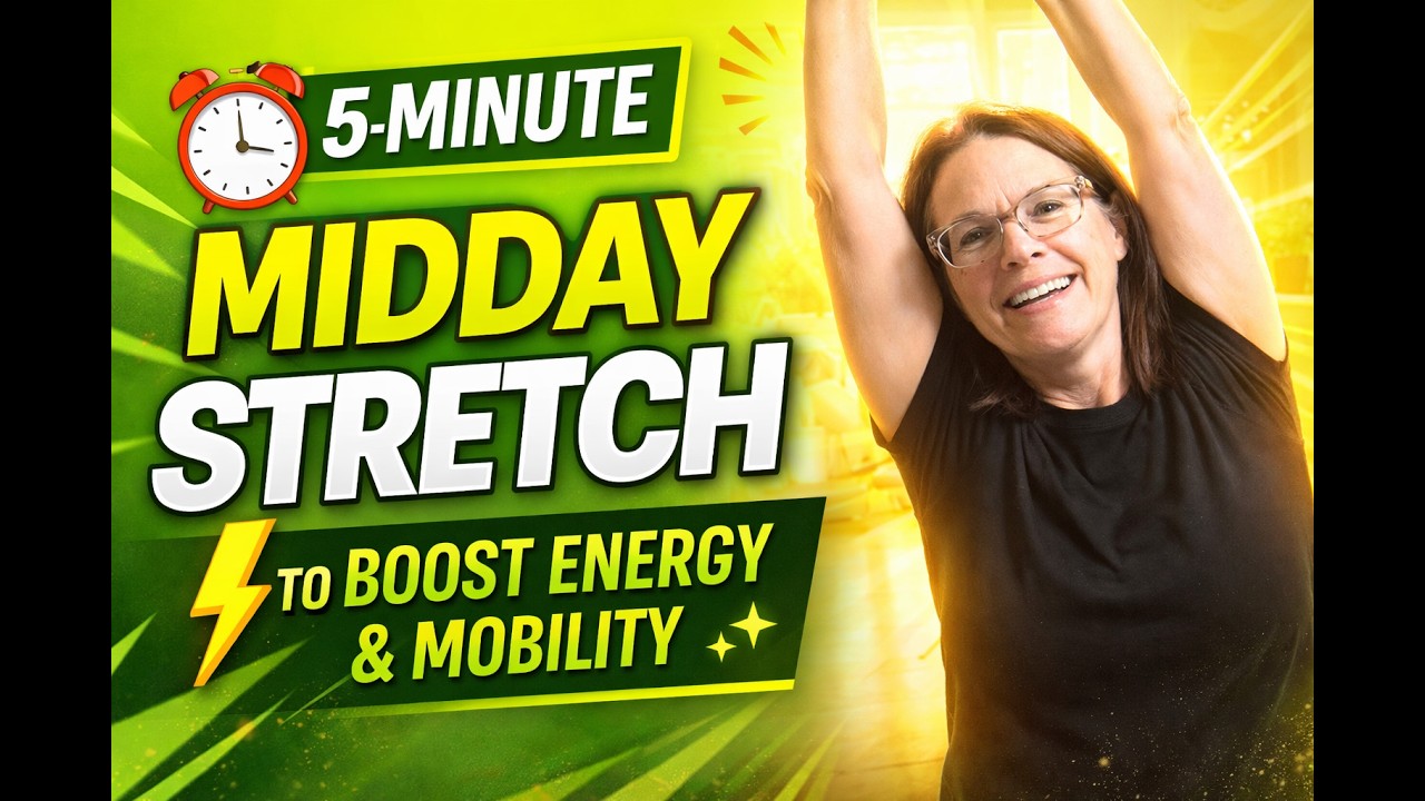 💥⏰ 5-MINUTE MIDDAY STRETCH TO BOOST ENERGY & MOBILITY 🌟