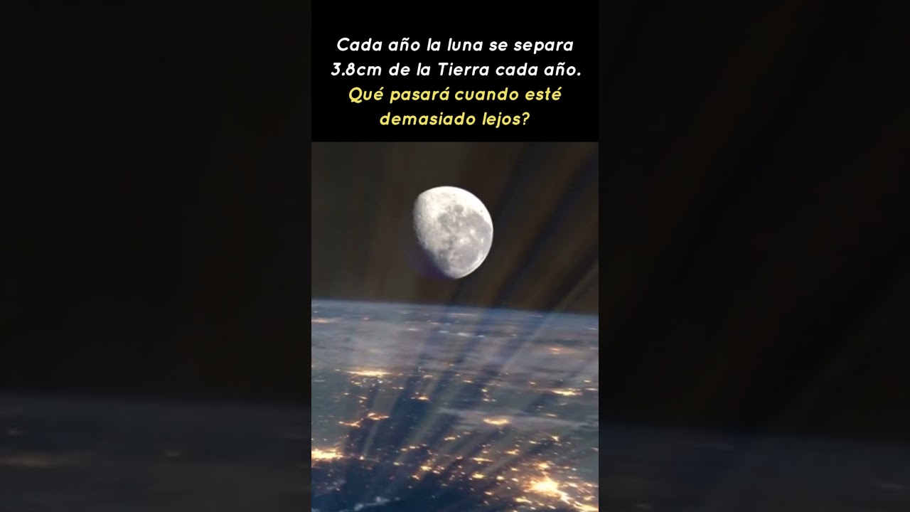 La Luna se aleja &iquest;Qu&eacute; pasar&aacute; cuando est&eacute; demasiado lejos de la Tierra