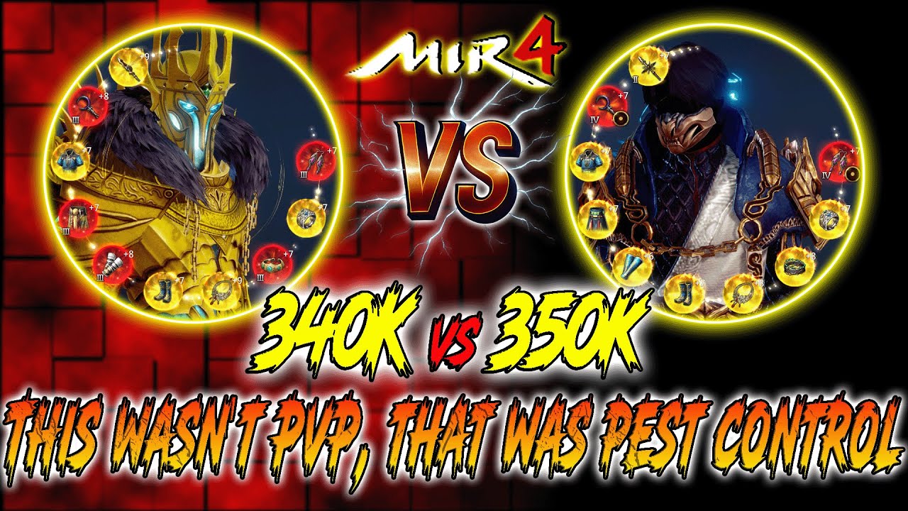How to Destroy a CB10 Lancer | 345K Lancer vs 350K Lancer | MIR4 PvP