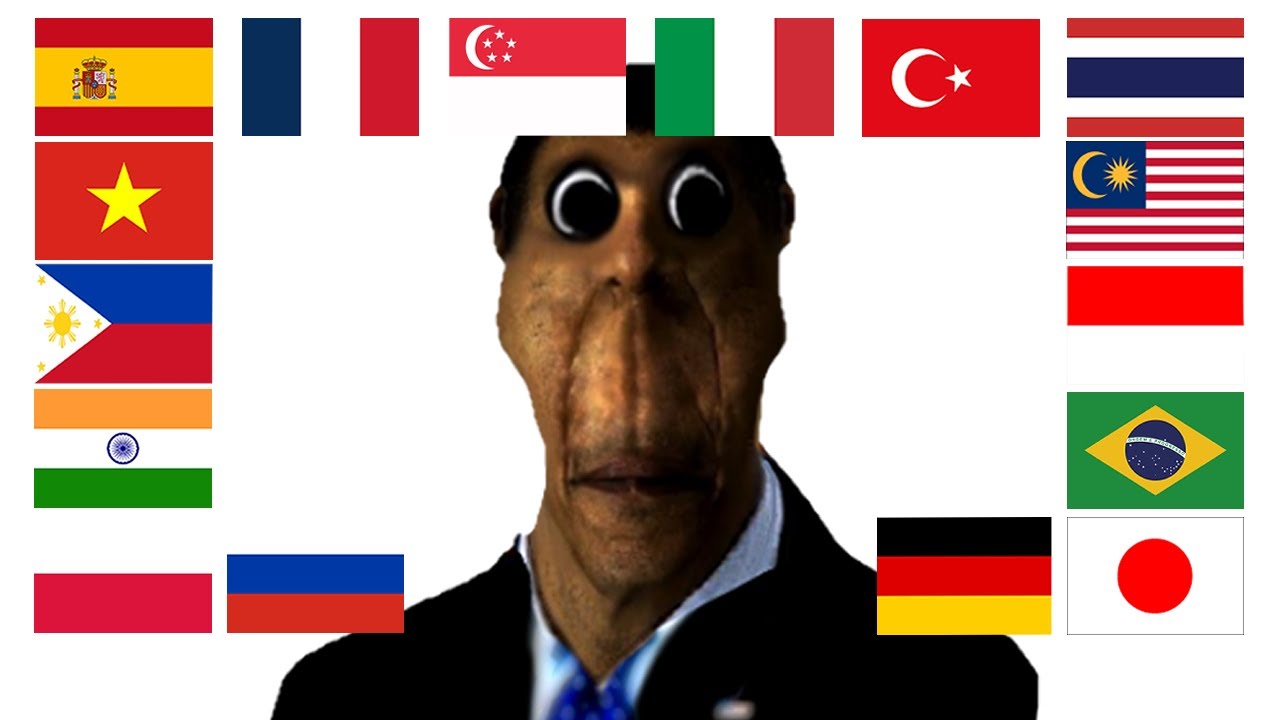Obunga w r&oacute;żnych językach