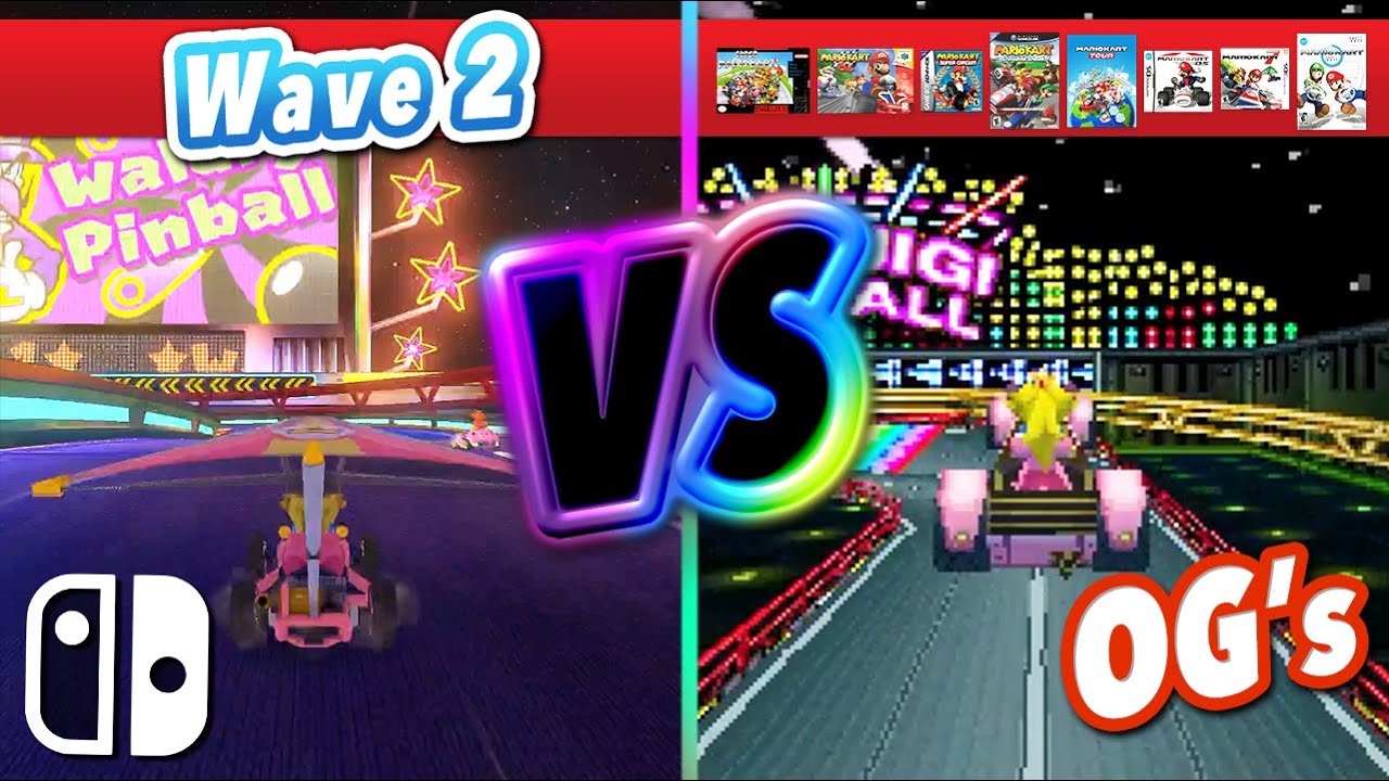 Mario Kart 8 Deluxe Booster Pass Wave 2 DLC - Graphics Comparison (Switch vs GBA, Wii & More)