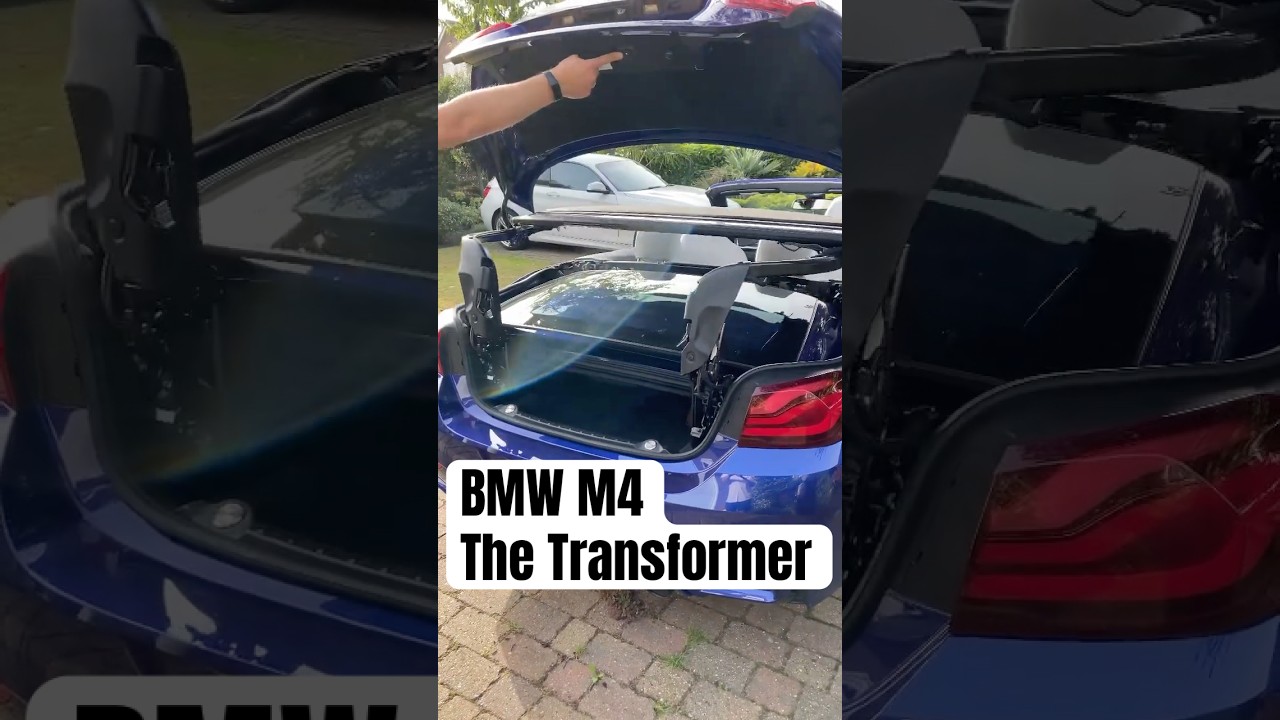 SECRET Boot Space BMW M4 Convertible #bmw #m4 #convertible  #secret #car #automobile