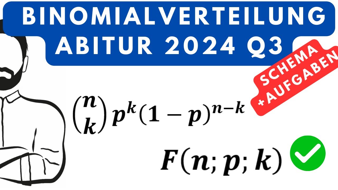 Binomialverteilung komplett. Schema+Aufgaben. Abitur Stochastik Q3
