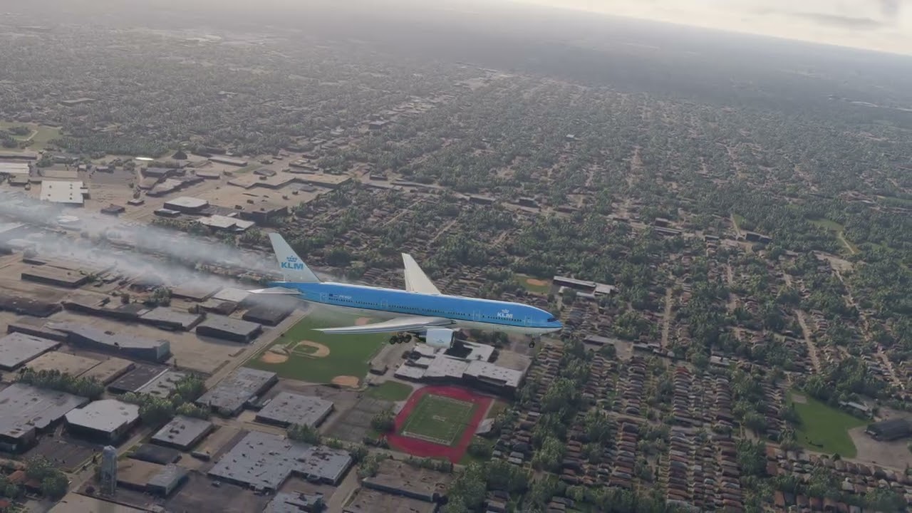 Самая страшная посадка самолета KLM в аэропорту О'Хара