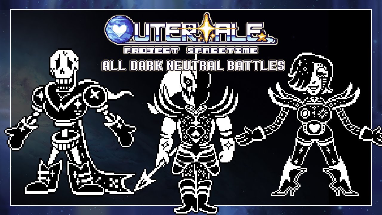 PS!OuterTale - All Dark Neutral Bosses + Ending